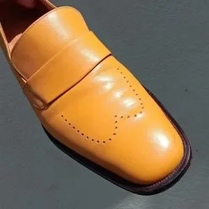 BALLY MEN\'S Vintage TORIEL Leather Blind Brogue Desiger Loafers (ITALY) Bally | Shoes | Bally Mens Vintage Toriel Leather Blind  main image 3